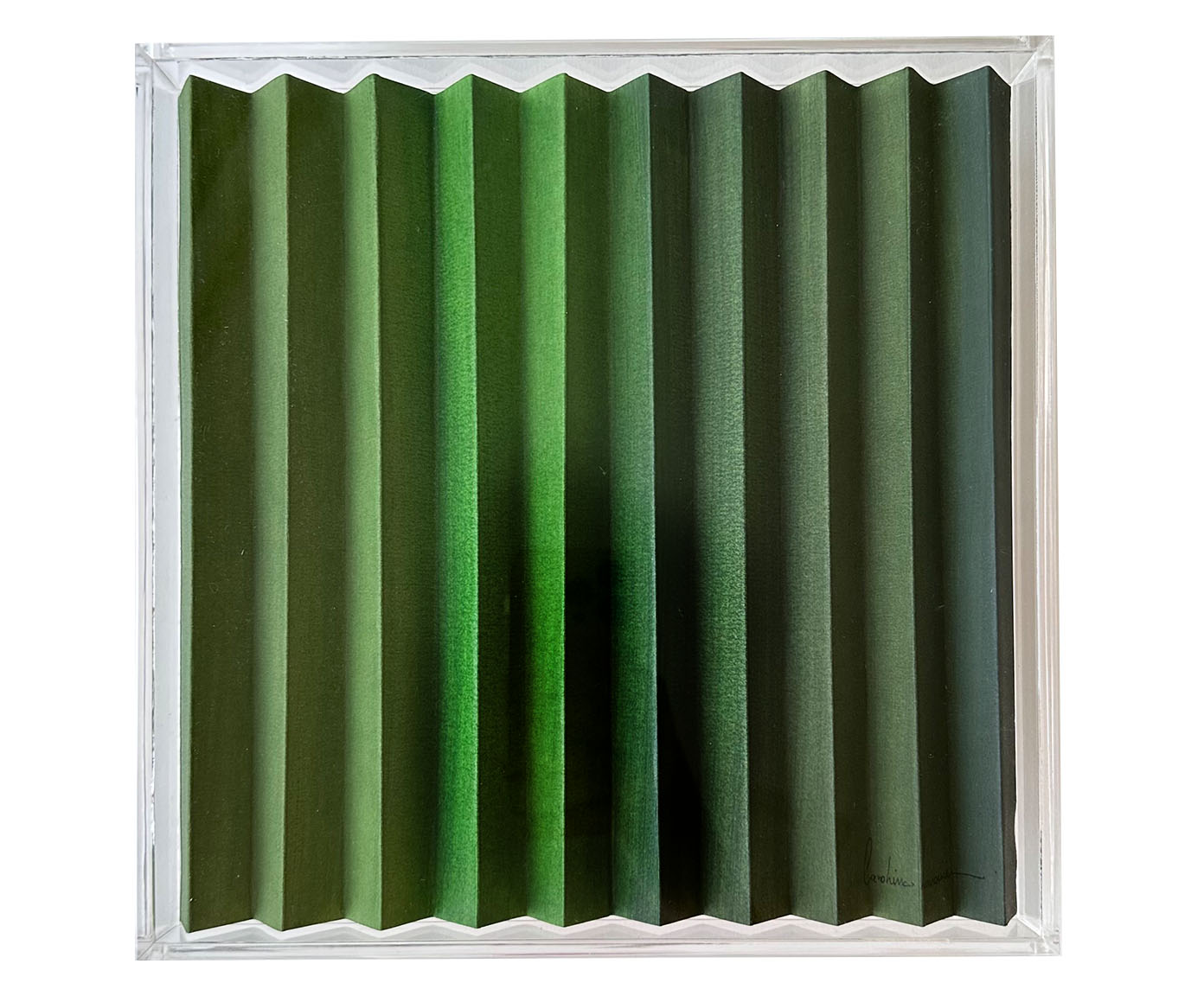 Quadro Degrad&ecirc; Musgo - image 0