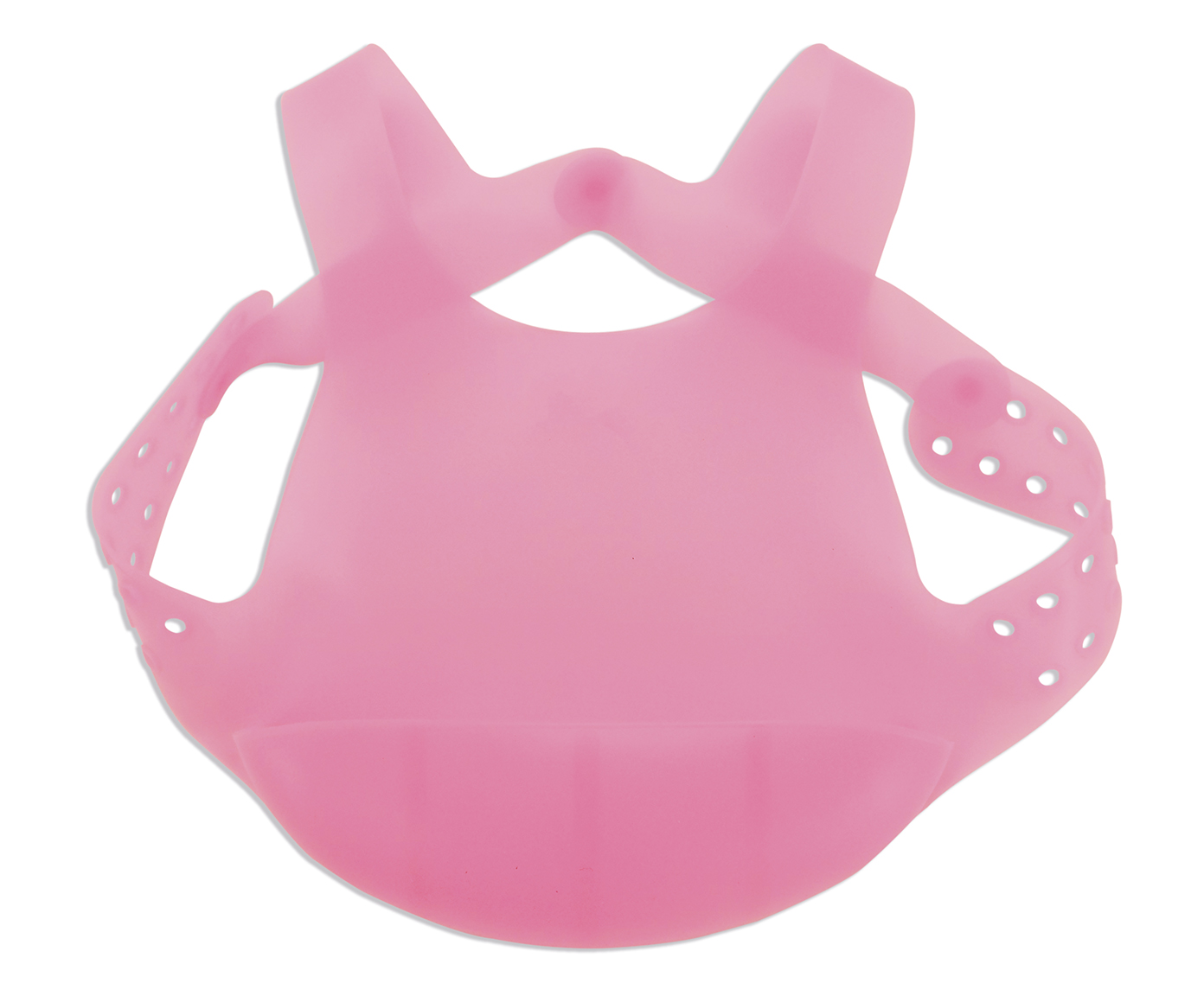 Babador de Silicone com Cinta Rosa - image 0
