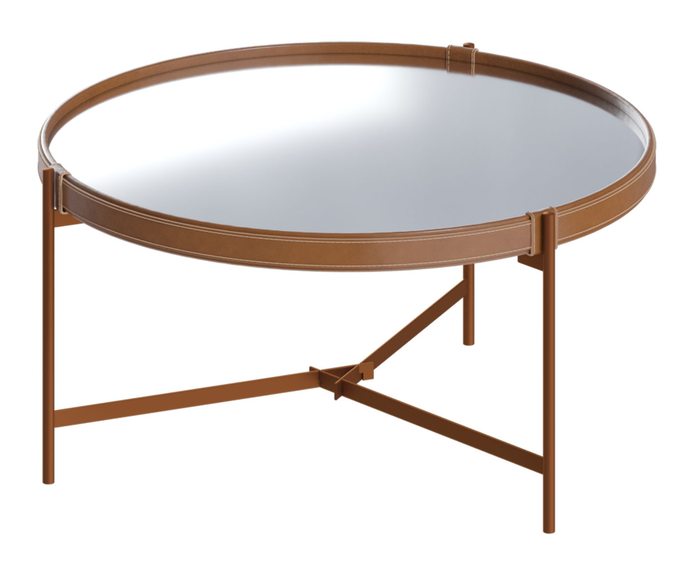 Mesa de Centro com Espelho Aqua - Acobreado - image 1