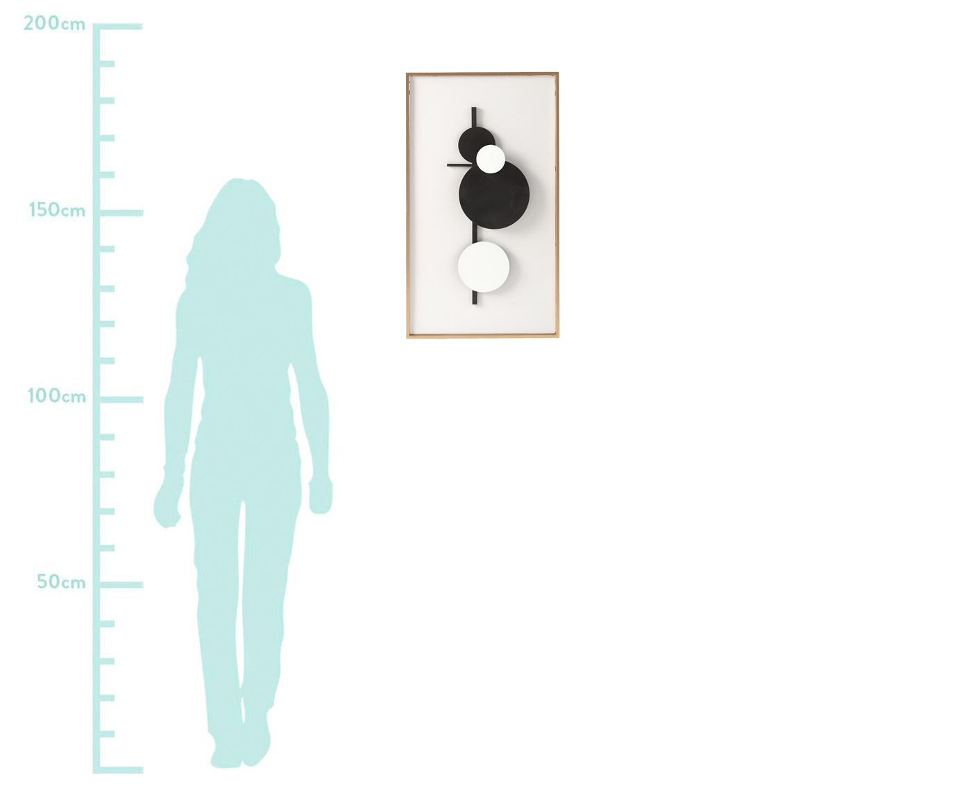 Adorno de Parede Trina - Branco - image 1