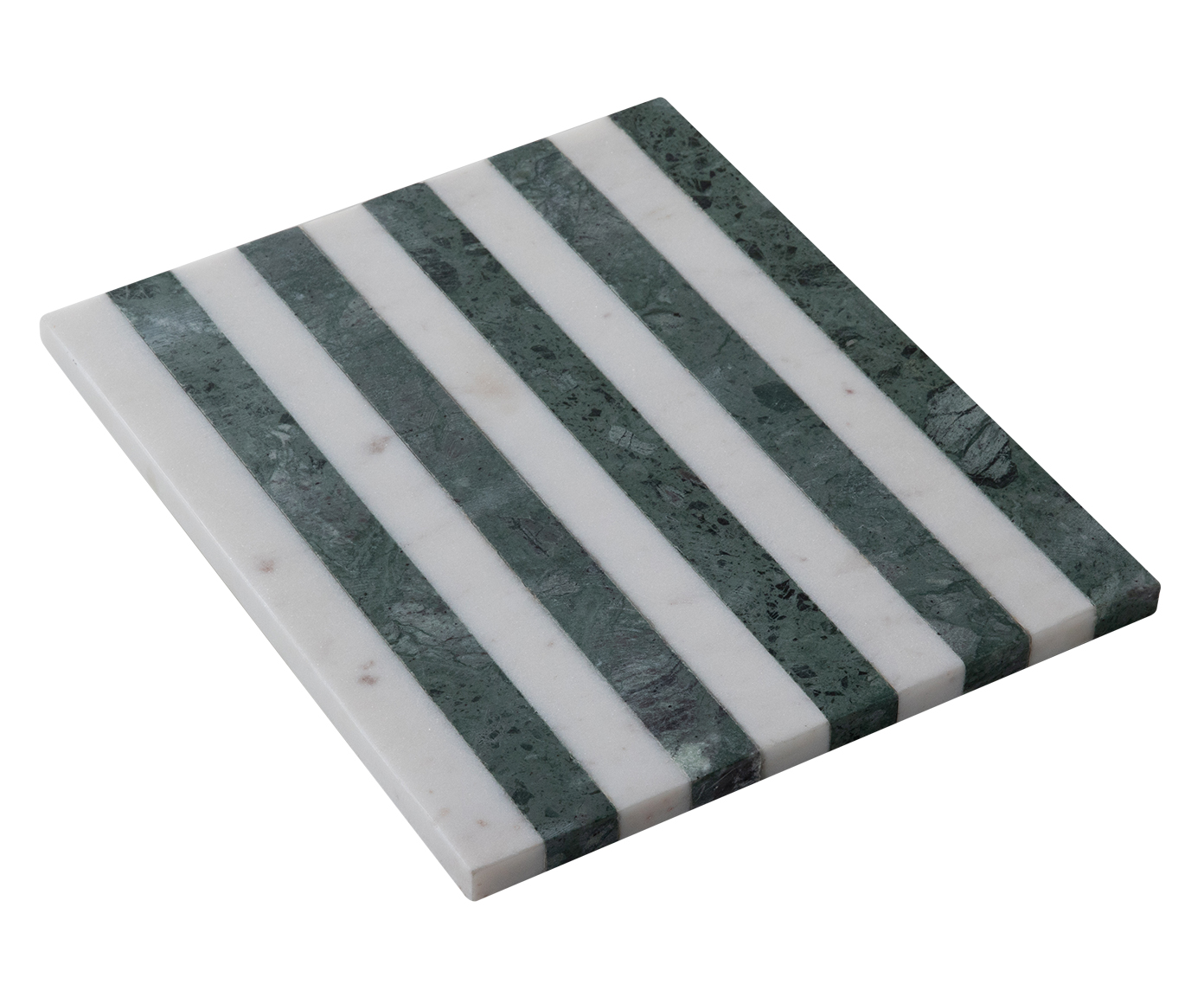 T&aacute;bua de Servir em M&aacute;rmore Aura Branco e Verde image number 2