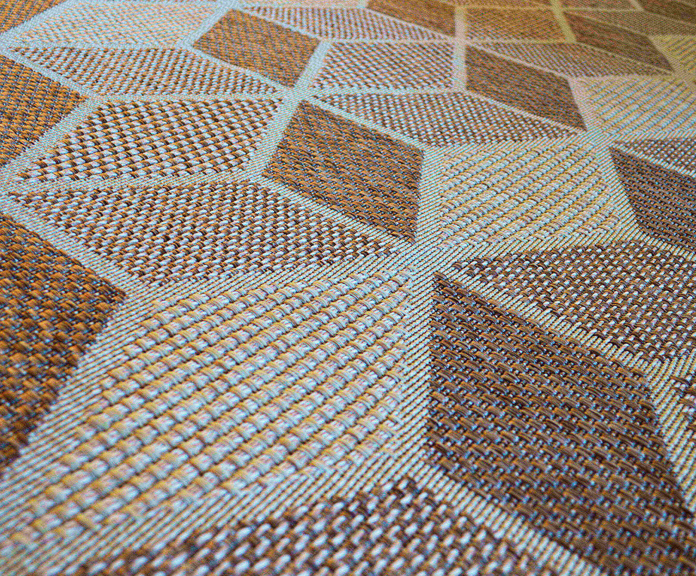 Tapete Redondo Natural Look Jacquard P&oacute;dio A - image 1