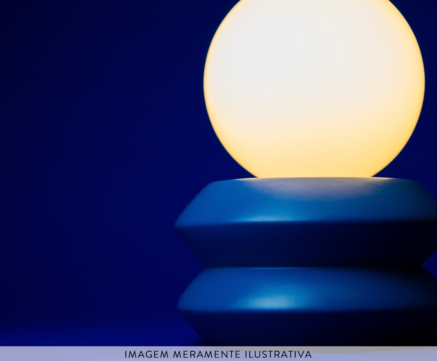 Lumin&aacute;ria de Mesa Trenzin 1 Azul - image 1