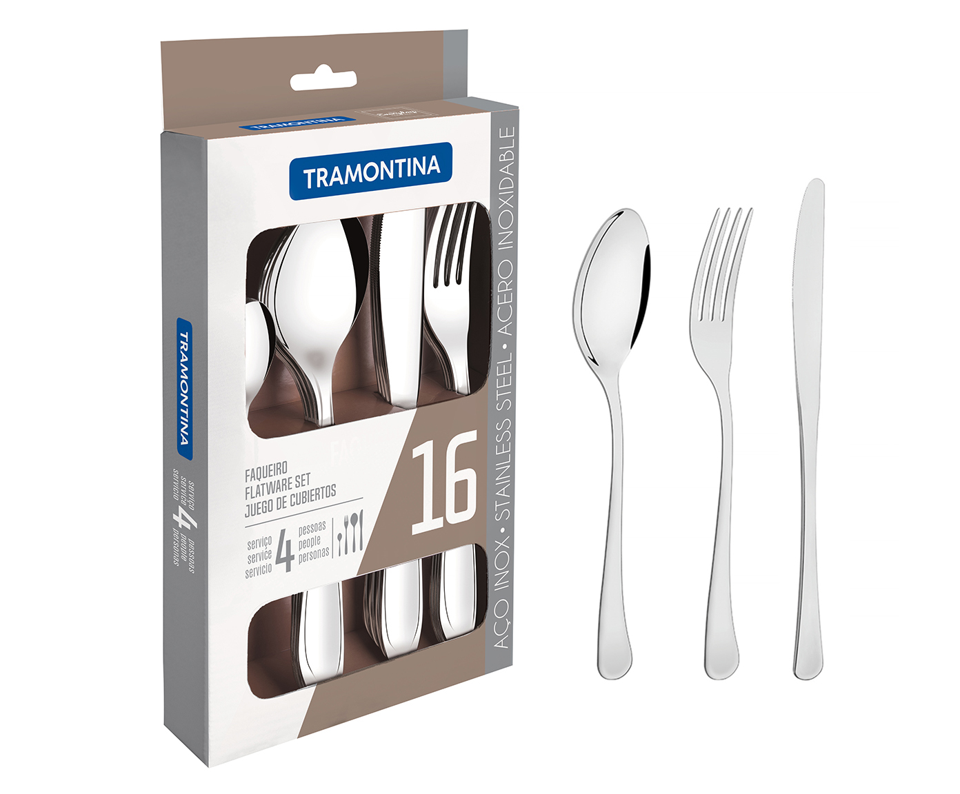 Faqueiro em Inox Havana Joy Lil - image 1