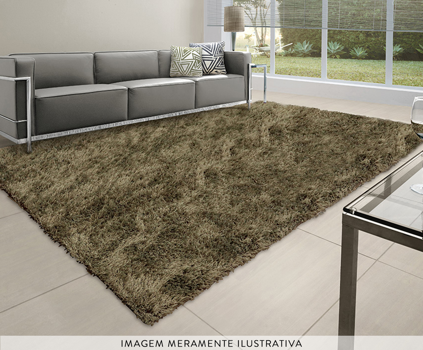 Tapete Tufting Confort N Concreto image number 4