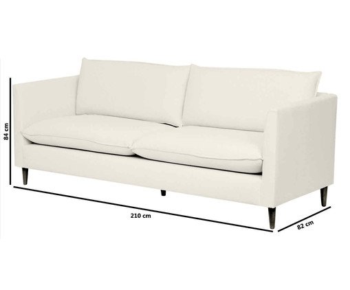 Sof&aacute; Nina - Branco image number 3