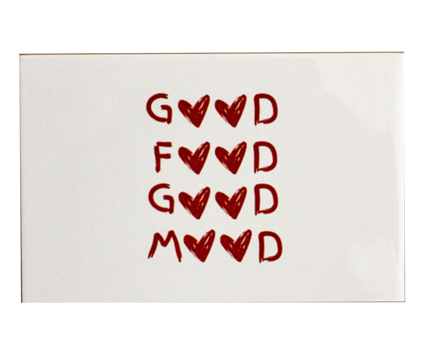 Azulejo Decorativo "Good Food Good Mood" - image 0