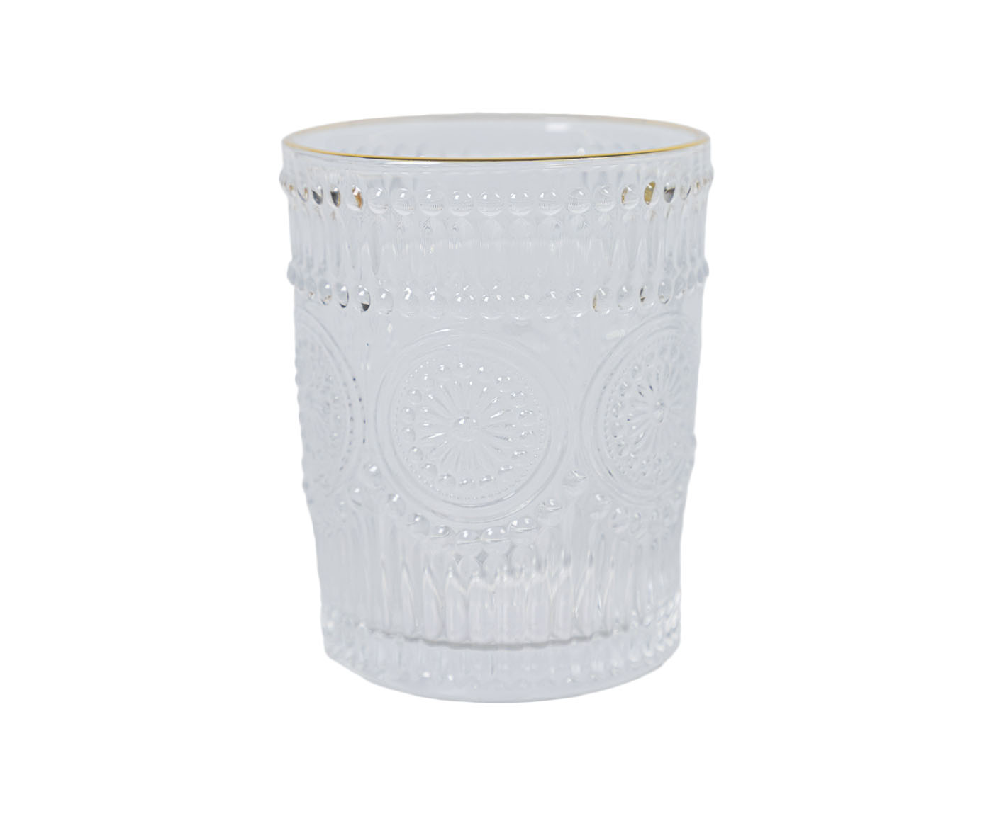 Copo Trabalhado Borda Dourada - image 0