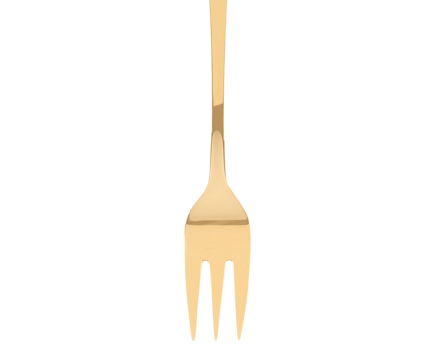 Jogo de Garfos para Bolo em Inox Berna - Dourado - image 1