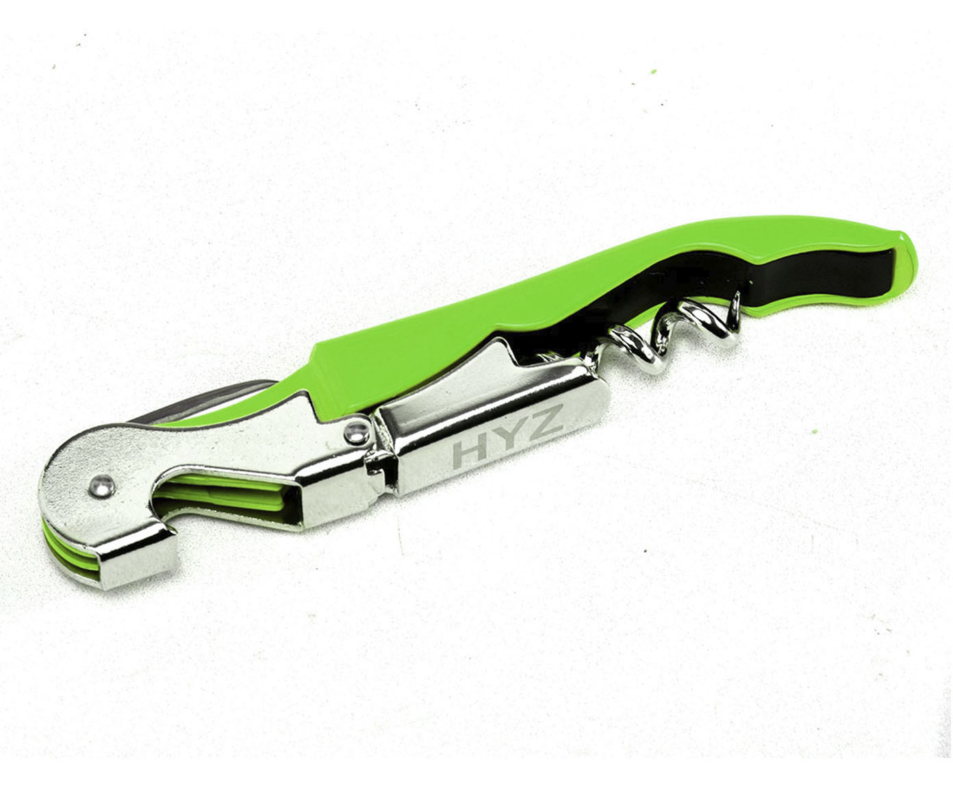 Saca-Rolha em Inox Hera Verde - image 1