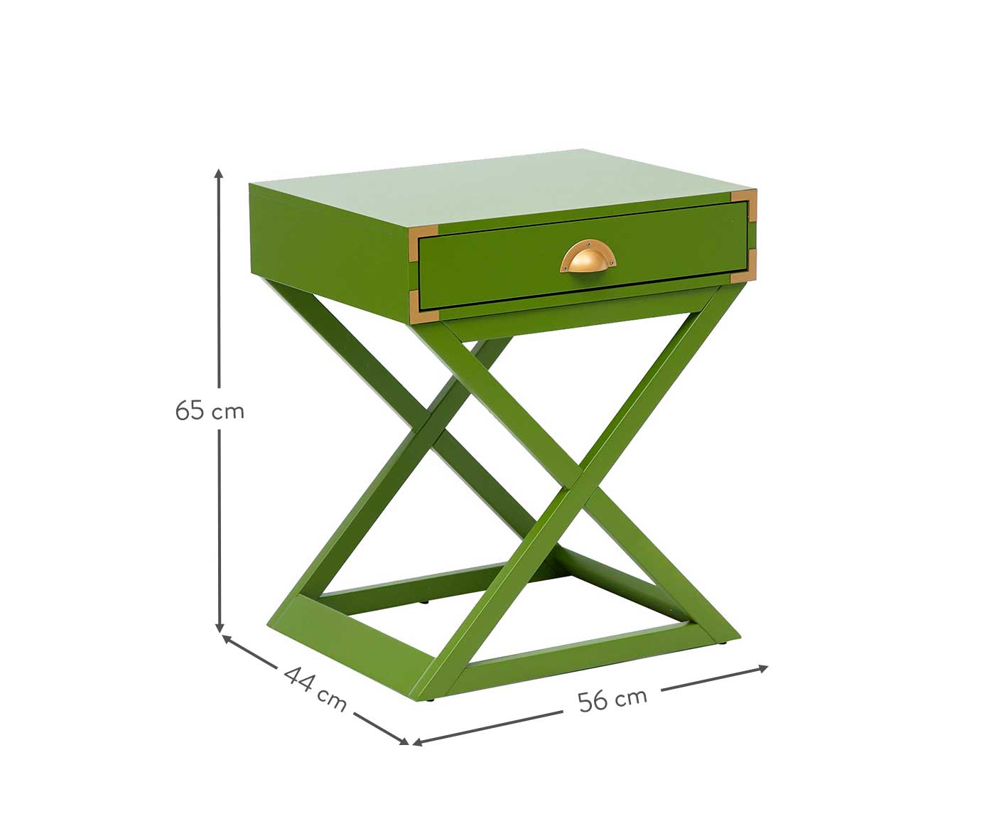Mesa de Cabeceira Cross Olivedrab - Verde Musgo image number 11