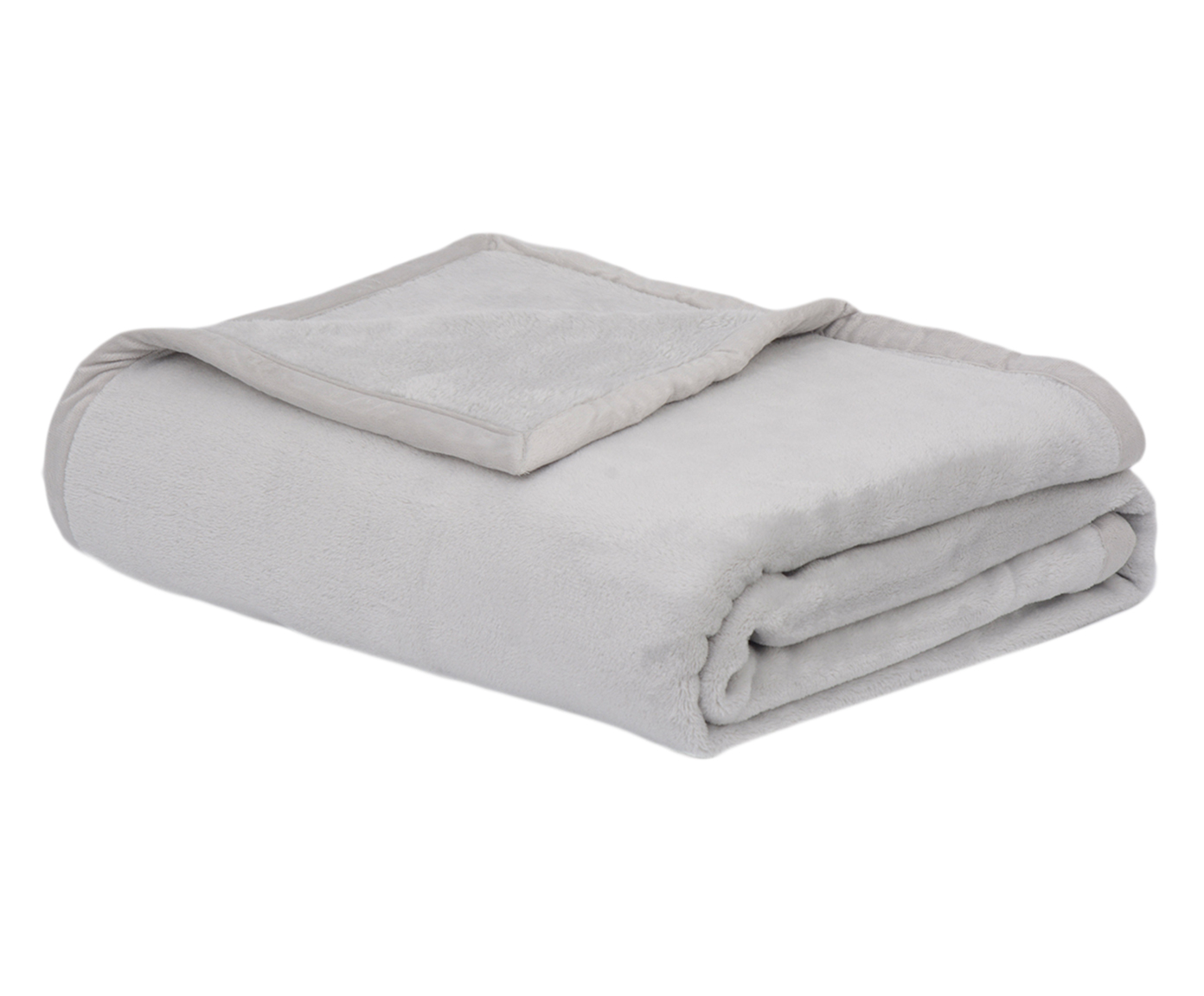 Cobertor Soft Raschel Cinza 340G/M&sup2; - image 1