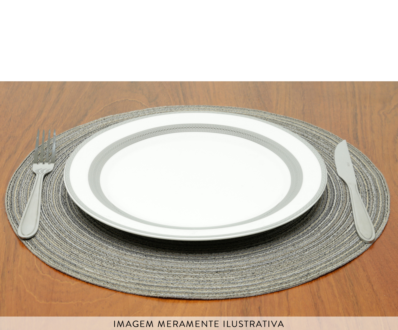 Lugar Americano Marrom e Preto Wolff - image 1