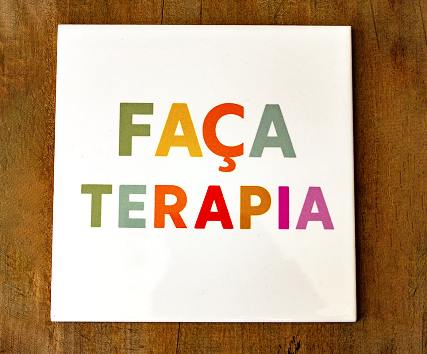 Azulejo Decorativo "Fa&ccedil;a Terapia" - image 1