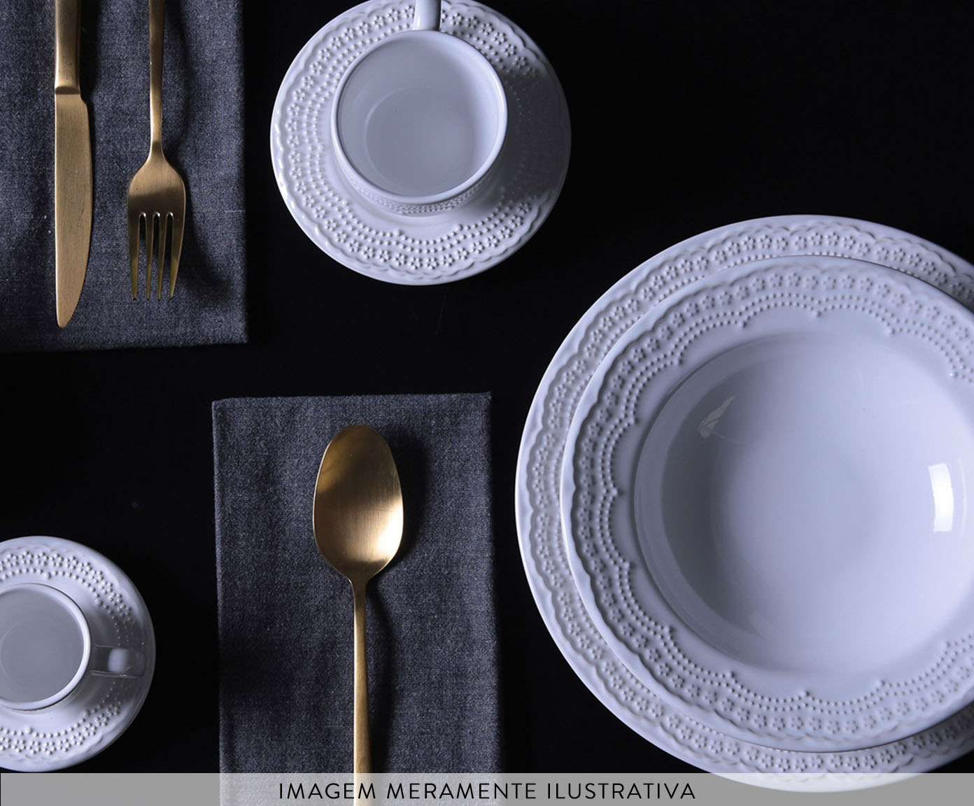 Aparelho de Jantar Madeleine Branco image number 4