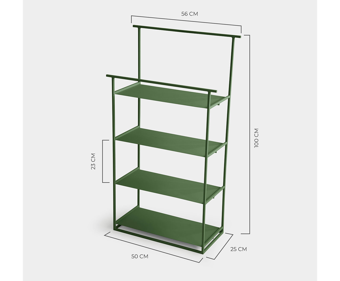 Estante Organizadora e Sapateira Nuk Verde - image 1