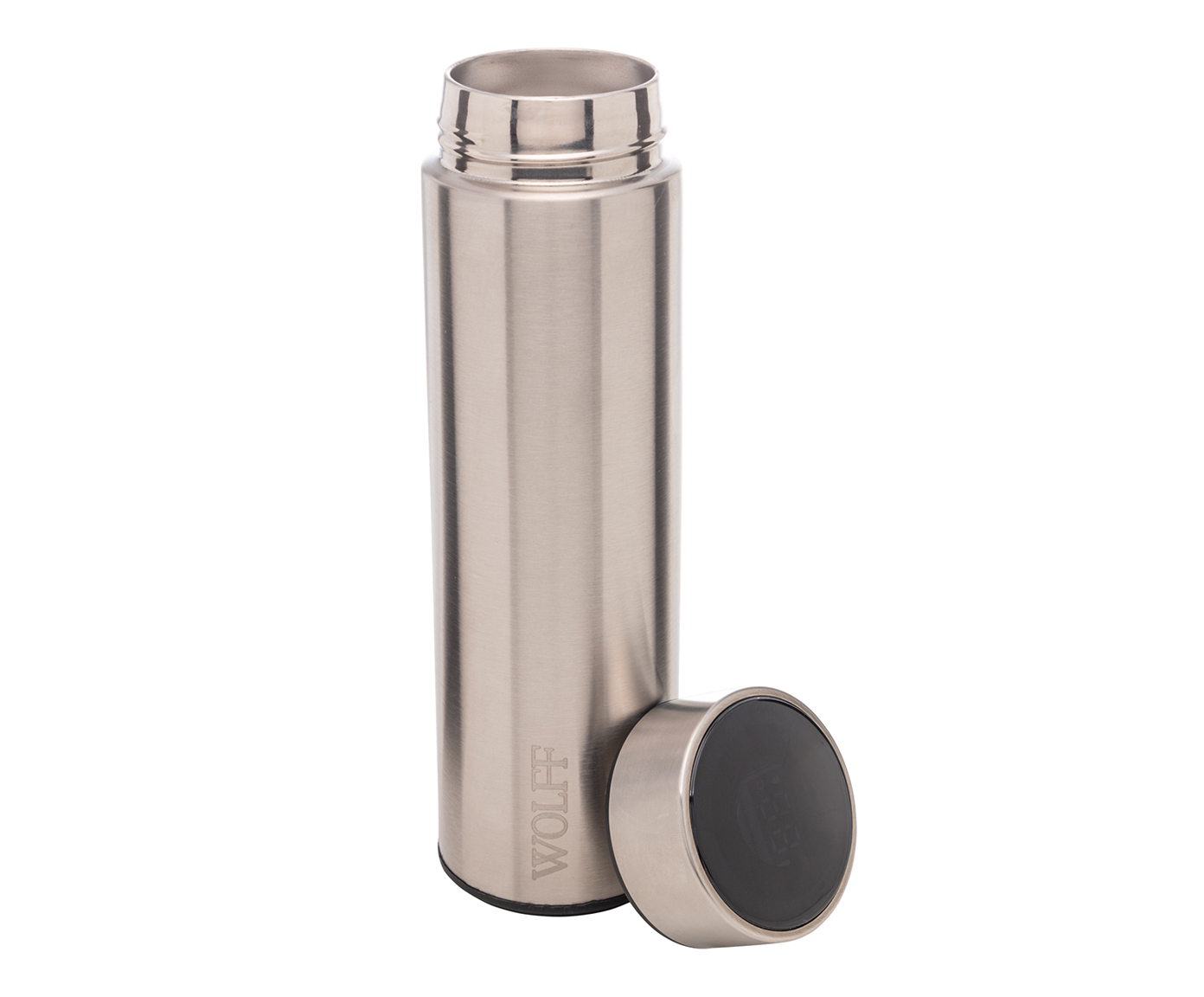 Garrafa T&eacute;rmica em Inox com Visor de Temperatura Wolff - image 1