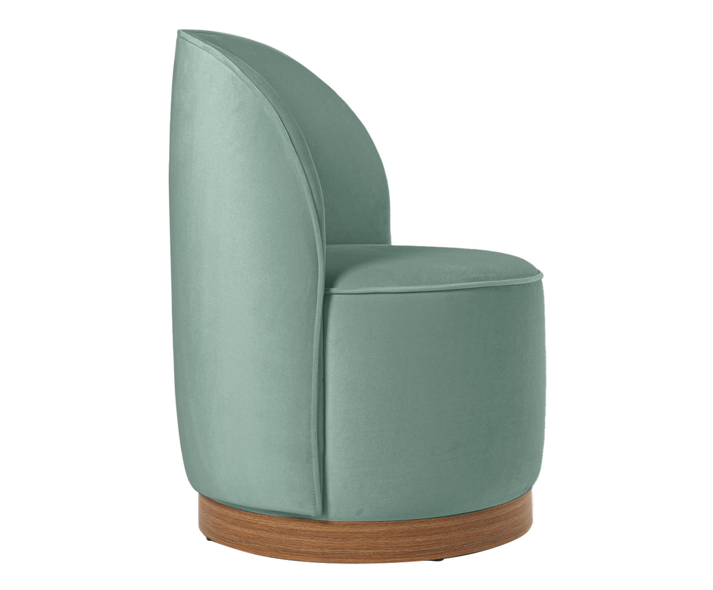 Poltrona em Veludo Harlow Verde Menta image number 3