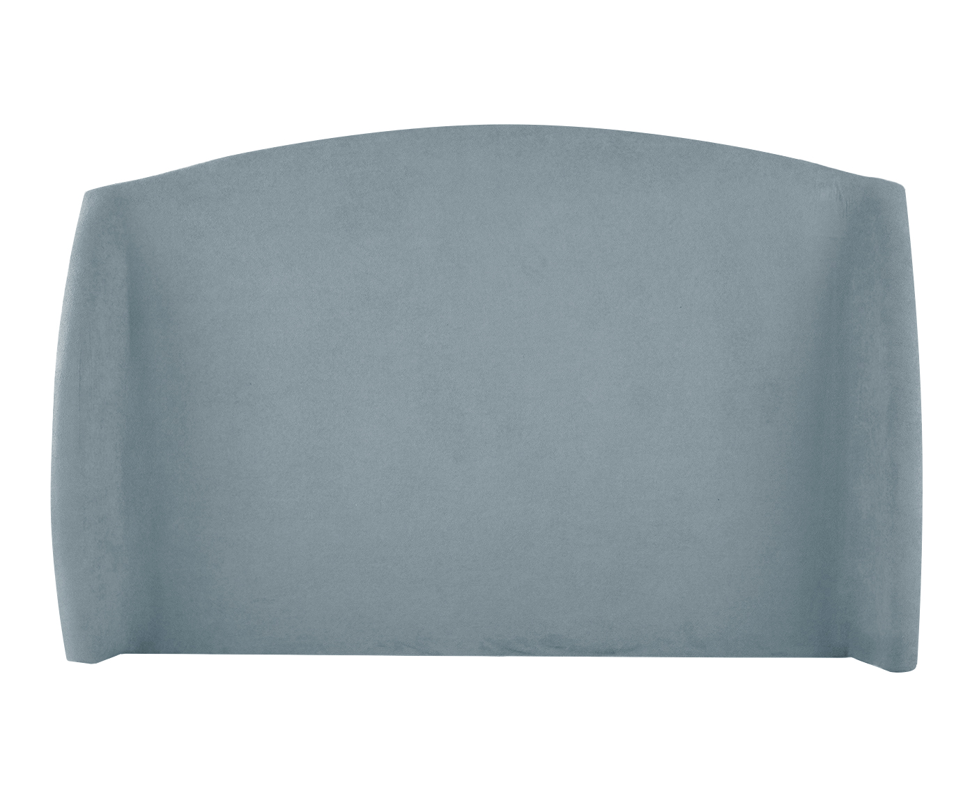 Cabeceira em Boucle Aveludado Smooth Azul - image 0
