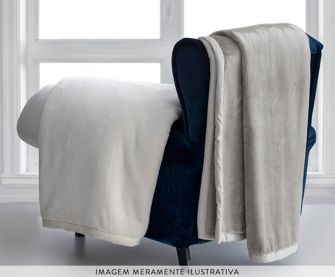 Cobertor Branco Soft Luxo image number 2