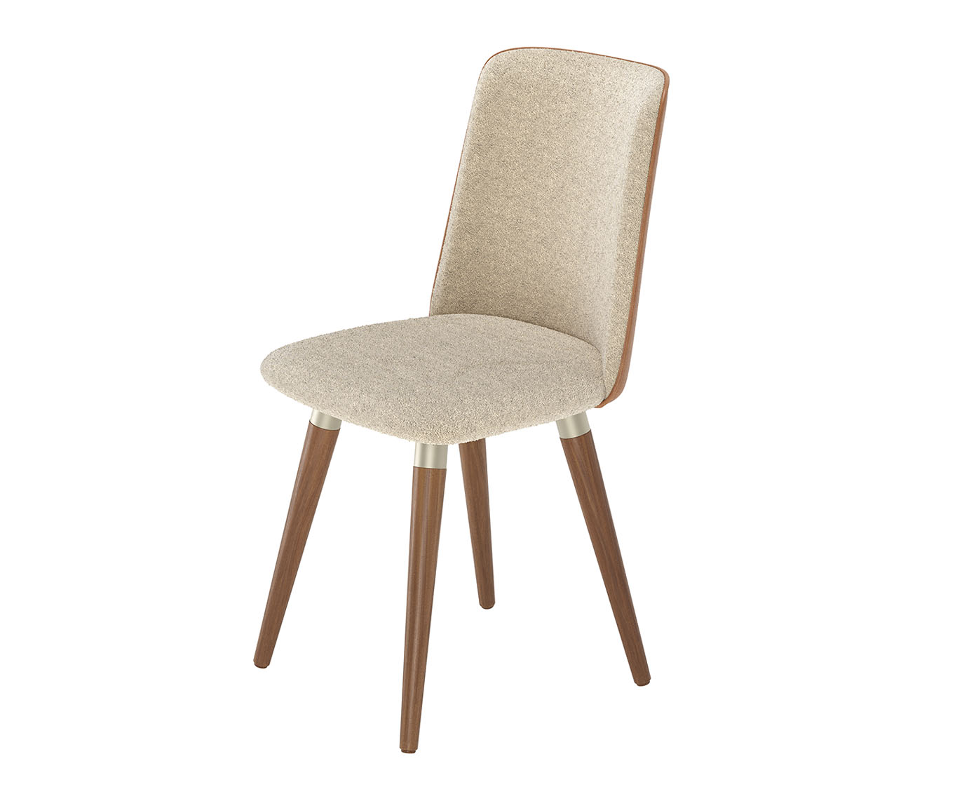 Jogo de Cadeiras Dakota Giratoria Natural, Champanhe e Boucle 04 Caramel - image 0