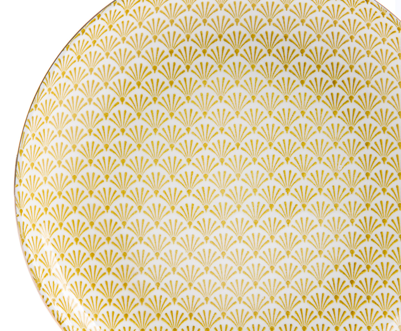Prato para Sobremesa em Porcelana Elis - Amarelo - image 1