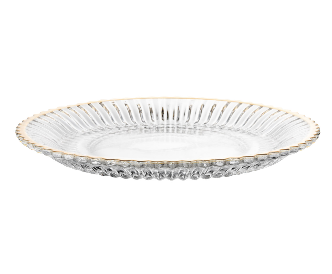 Prato para Sobremesa com Fio Dourado Imp&eacute;rio - image 1