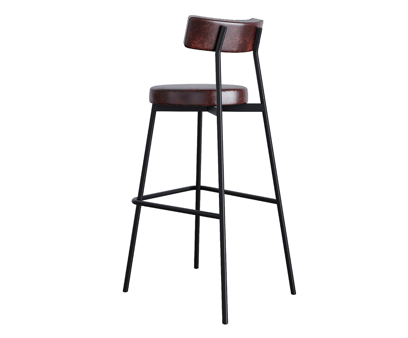 Banqueta Alta Stout Courino Caf&eacute; - image 1