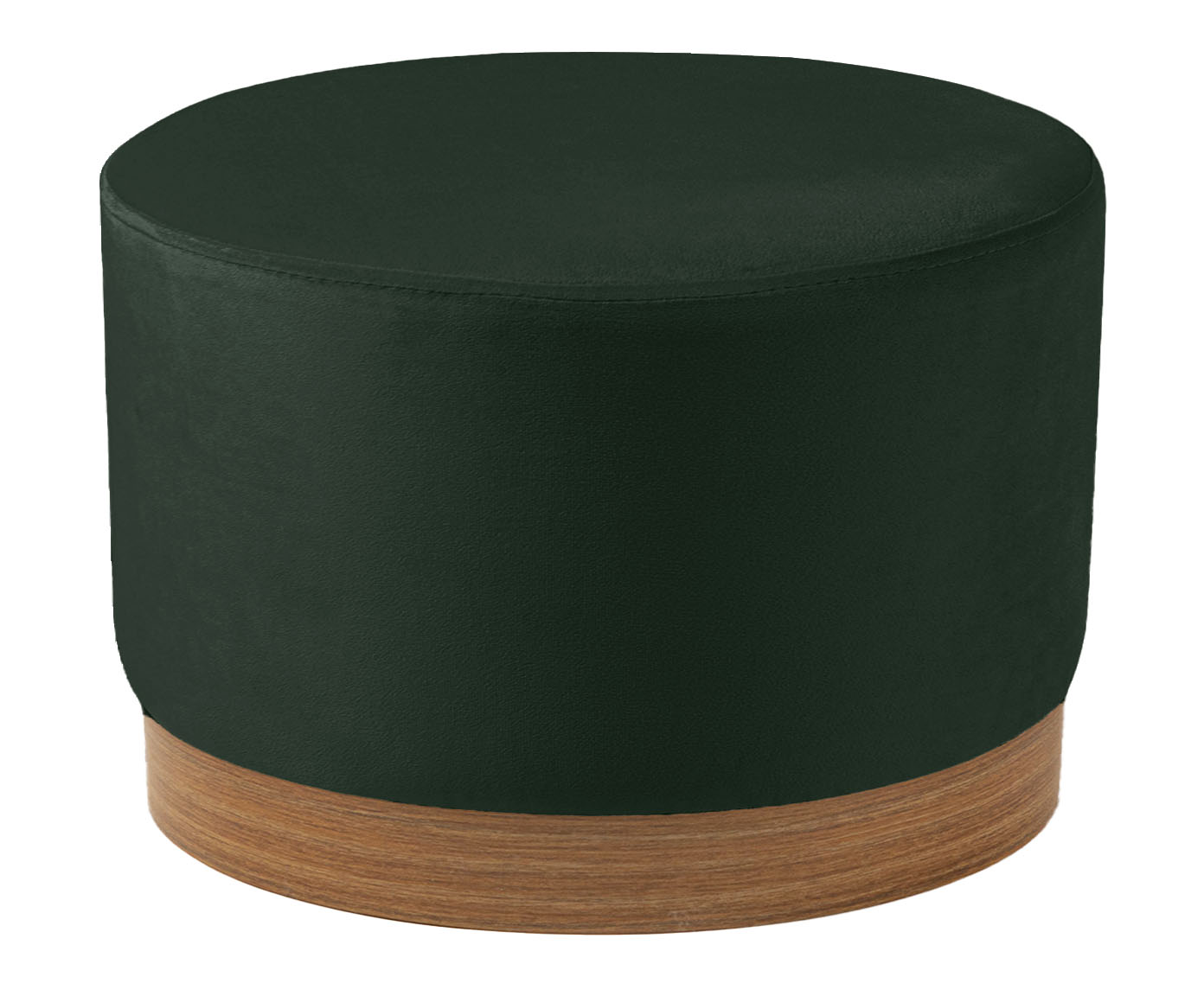 Puff em Veludo Harlow Pequeno Verde image number 3