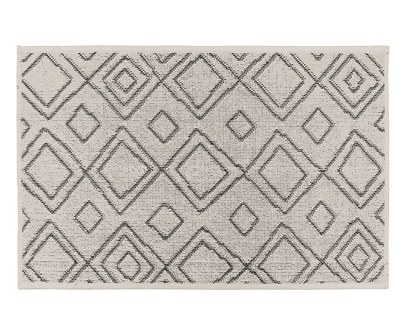 Tapete Cotton Touch Losango Bege - image 0