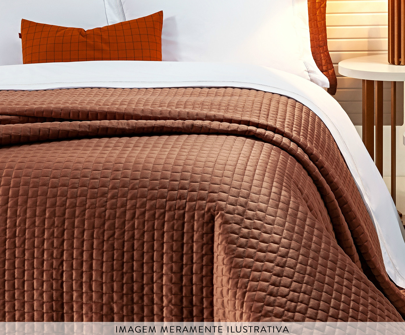 Jogo de Cobre-Leito Sonhare Terracota 200 Fios King Size - image 1
