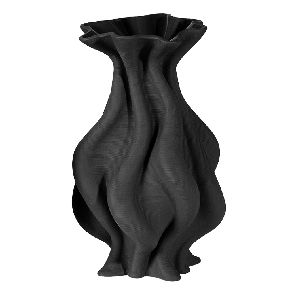 Vaso em Cer&acirc;mica Smoken Preto - image 0