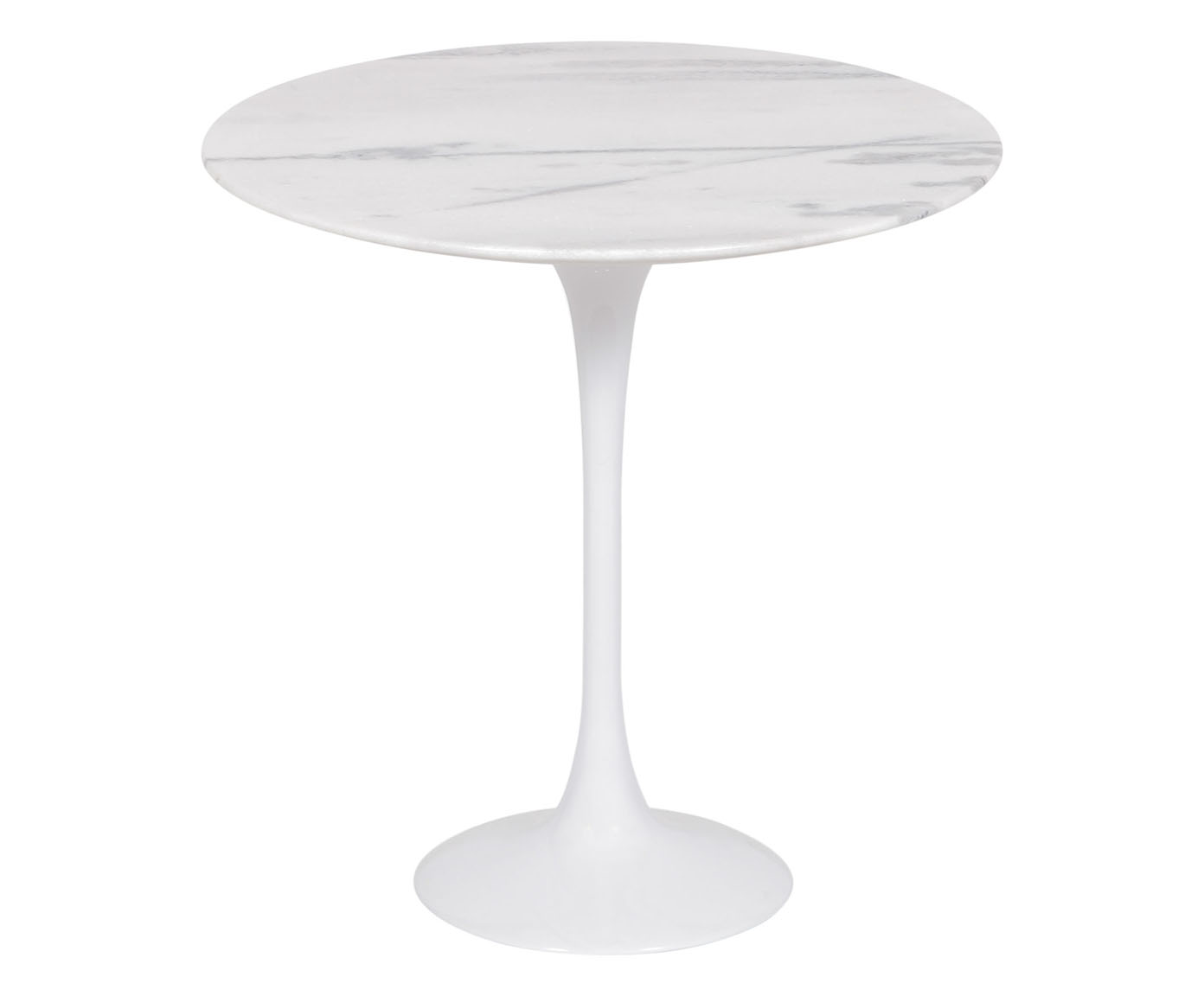 Mesa Saarinen Lateral Oval Espirito Santo Base Branca - image 0