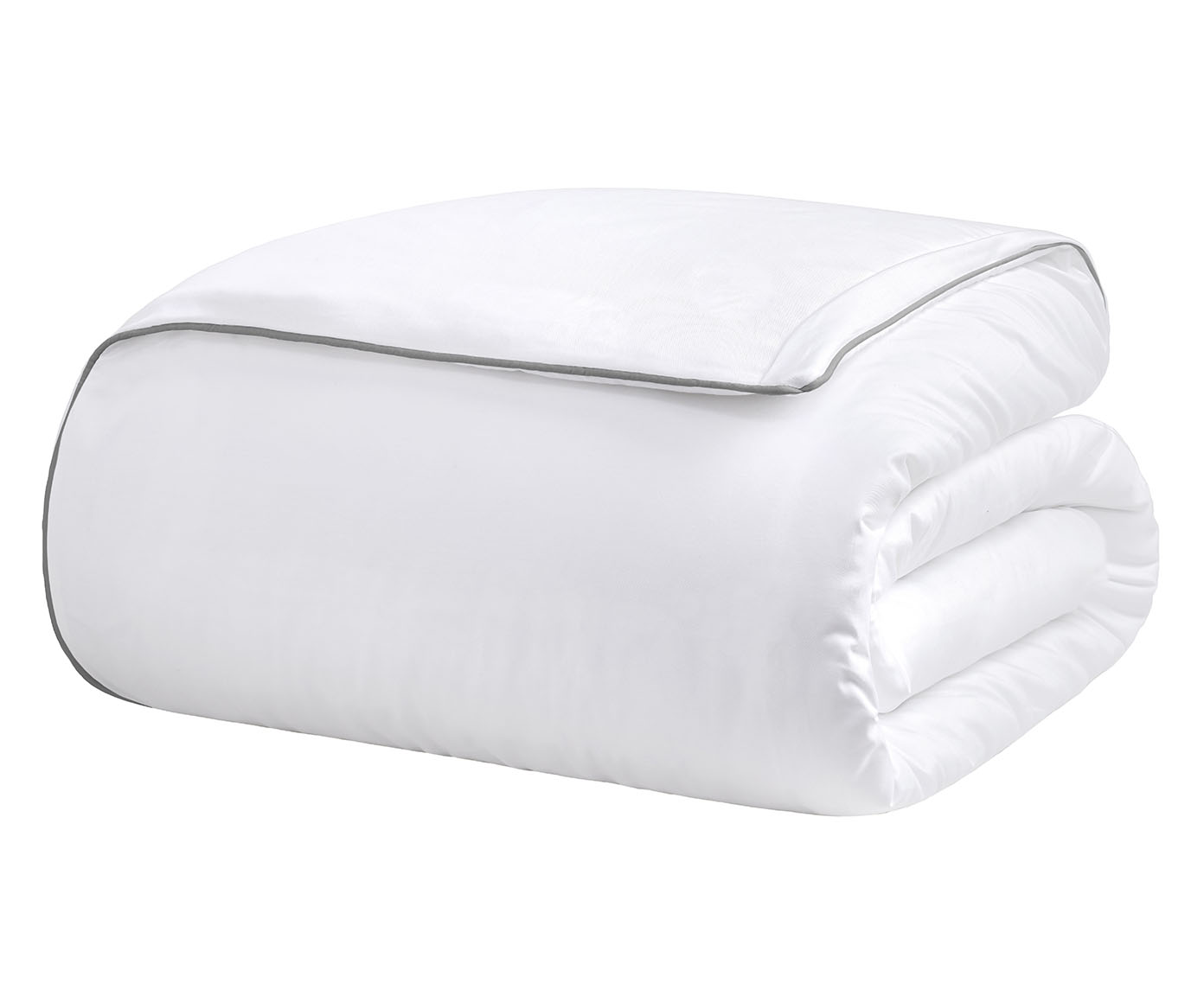 Duvet Basics em Vivo Branco e Cinza 200 Fios - image 1