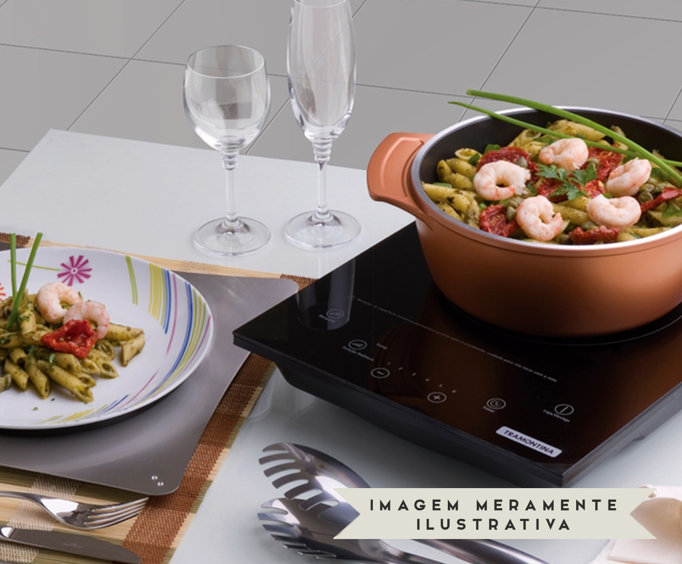 Ca&ccedil;arola em Inox Lyon A&ccedil;obreada - image 1
