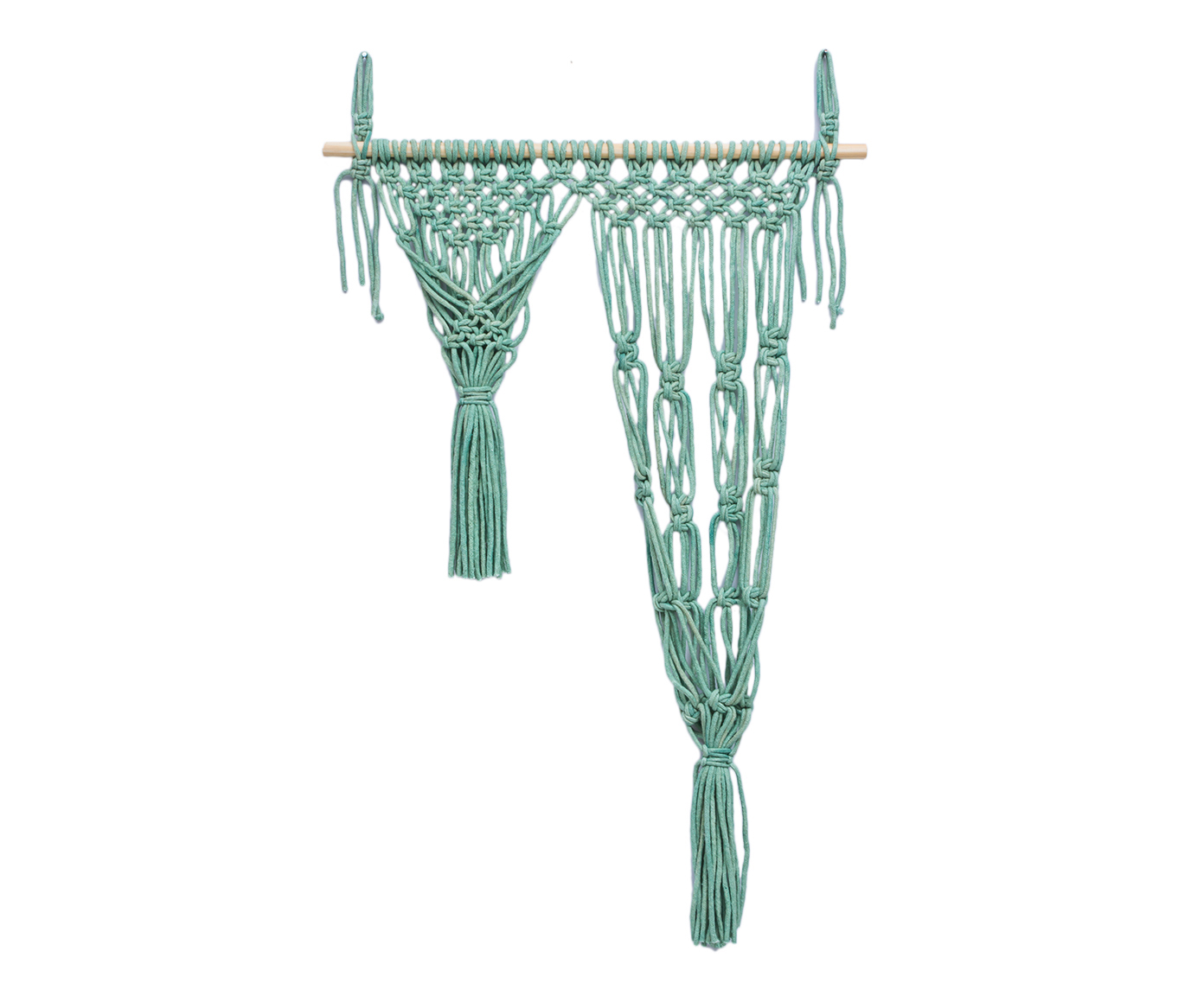 Wall Hanger em Macram&ecirc; Winter Menta - image 0