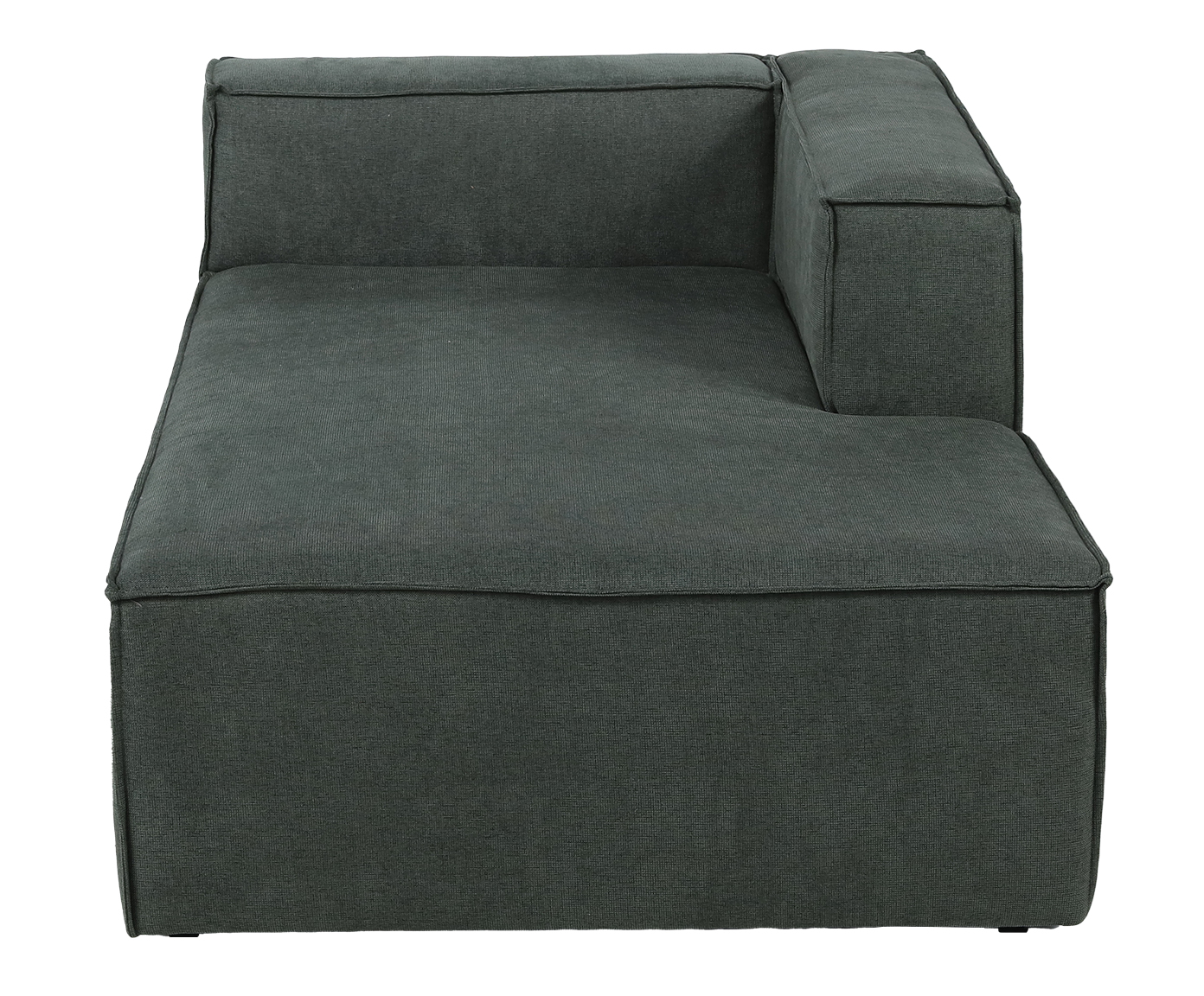 Sof&aacute; m&oacute;dulo com Chaise Direito Mensa Verde - Especial BAB - image 0