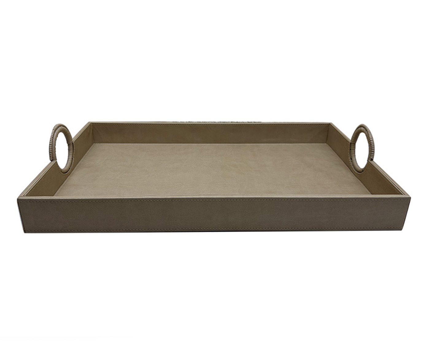 Bandeja Decorativa Decorativa Prestige Bege - image 0
