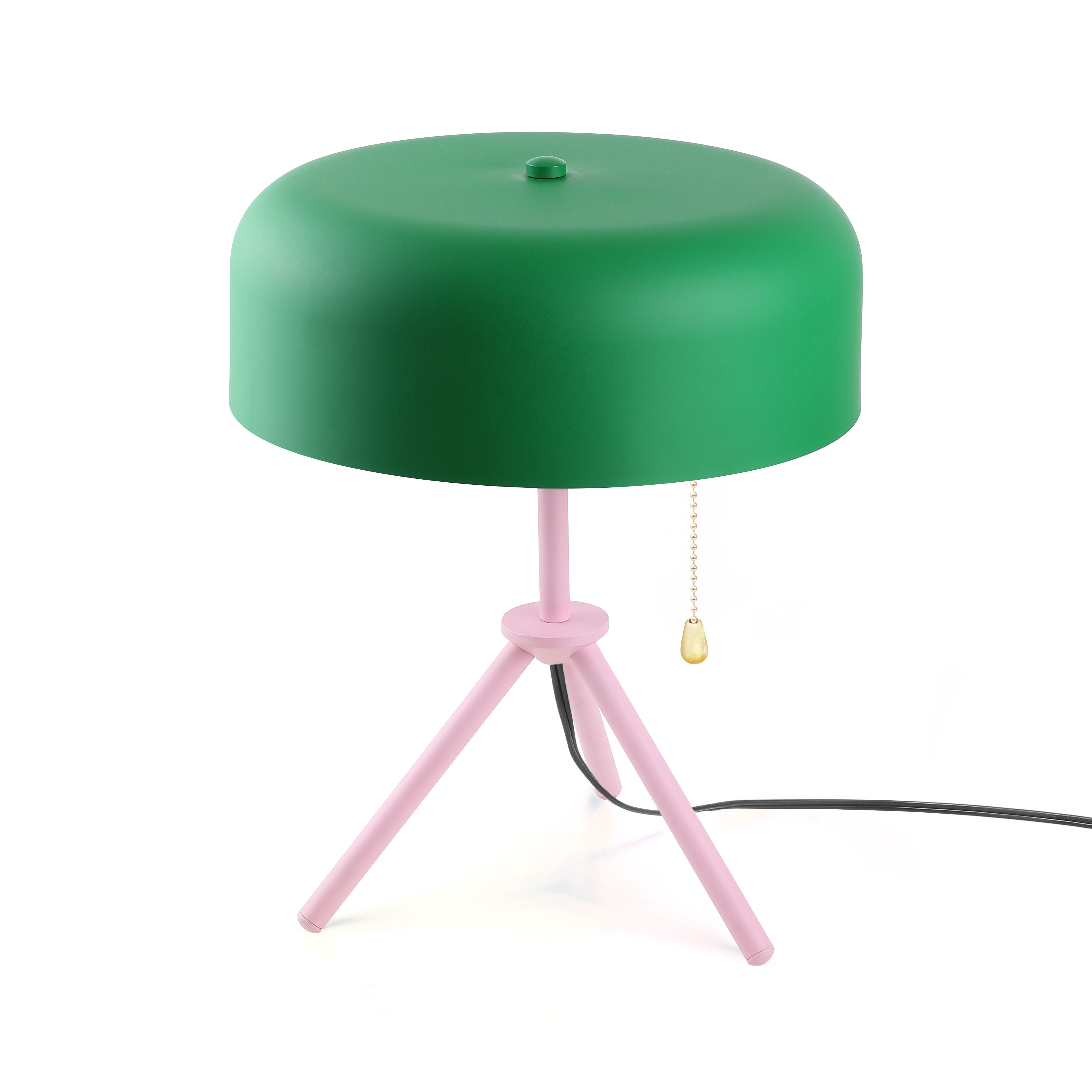 Lumin&aacute;ria de Mesa Bianca Rosa e Verde - Bivolt - image 0