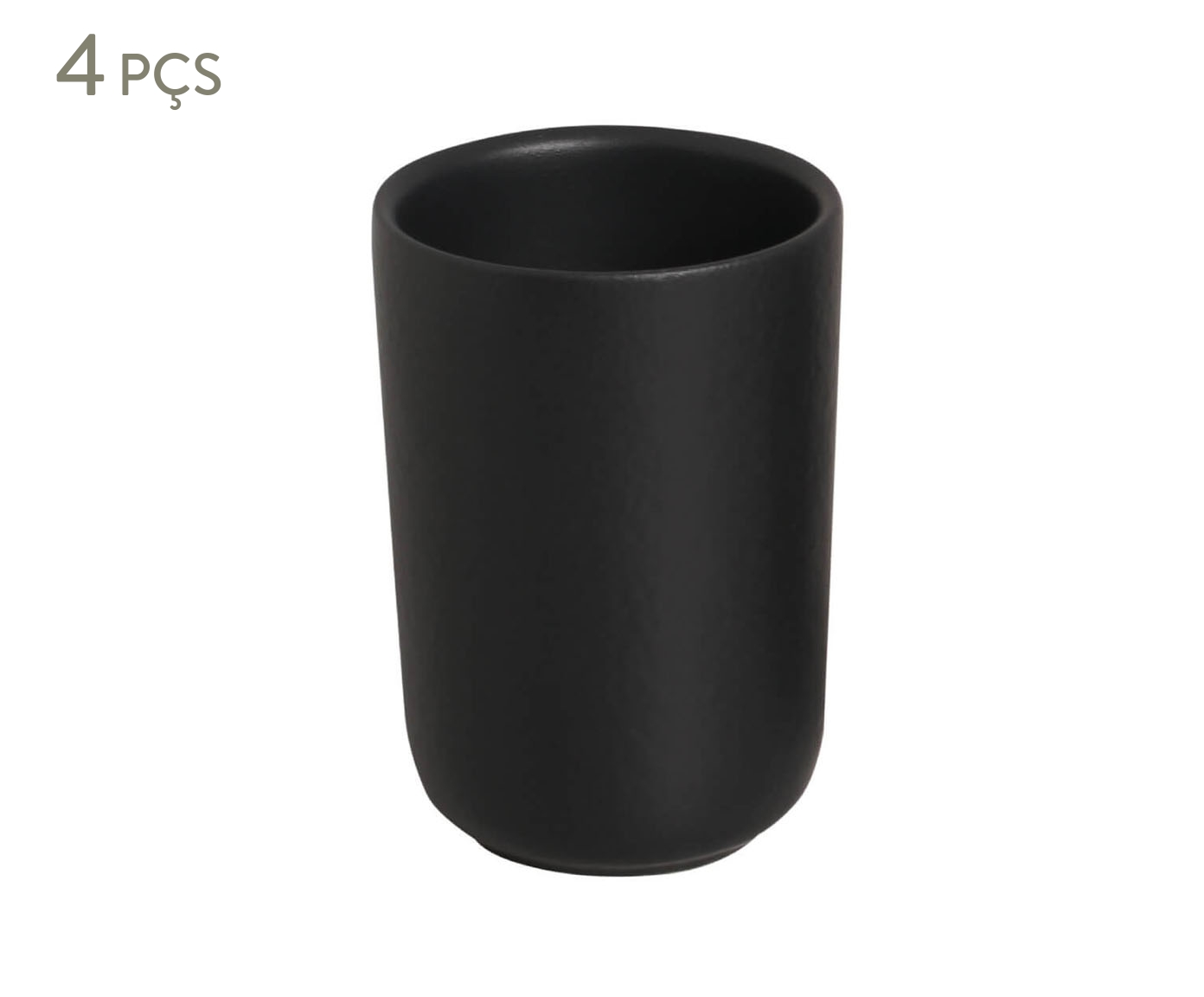 Jogo de Copos Neo Preto Matte - image 0