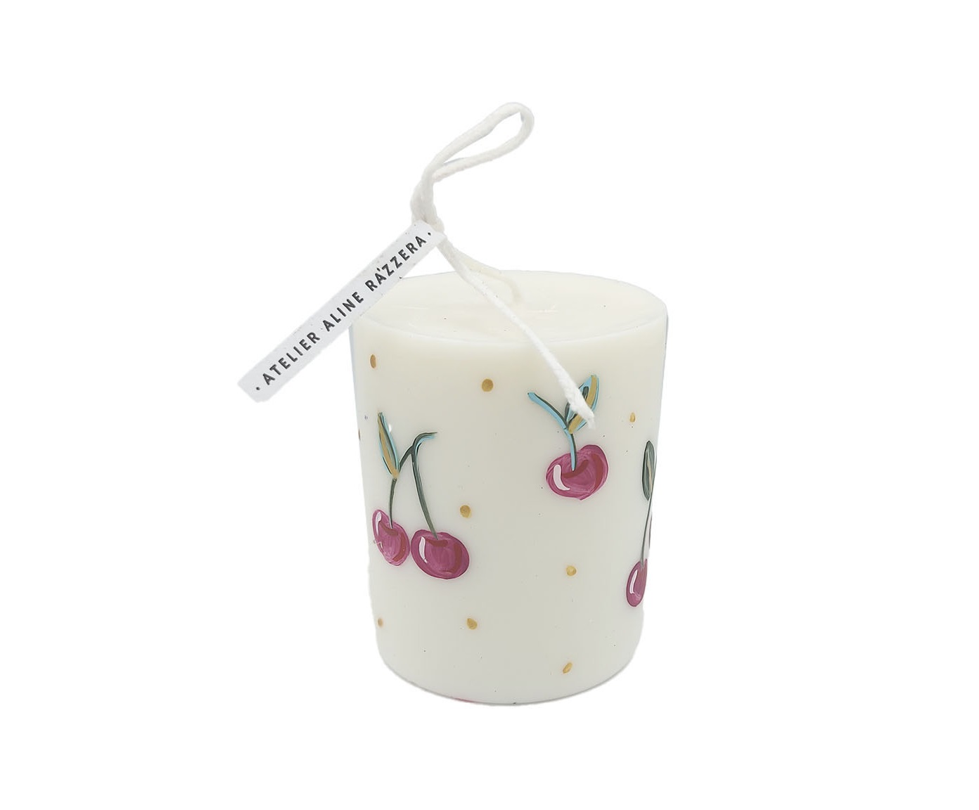 Vela Pilar Cherry Branco - image 0