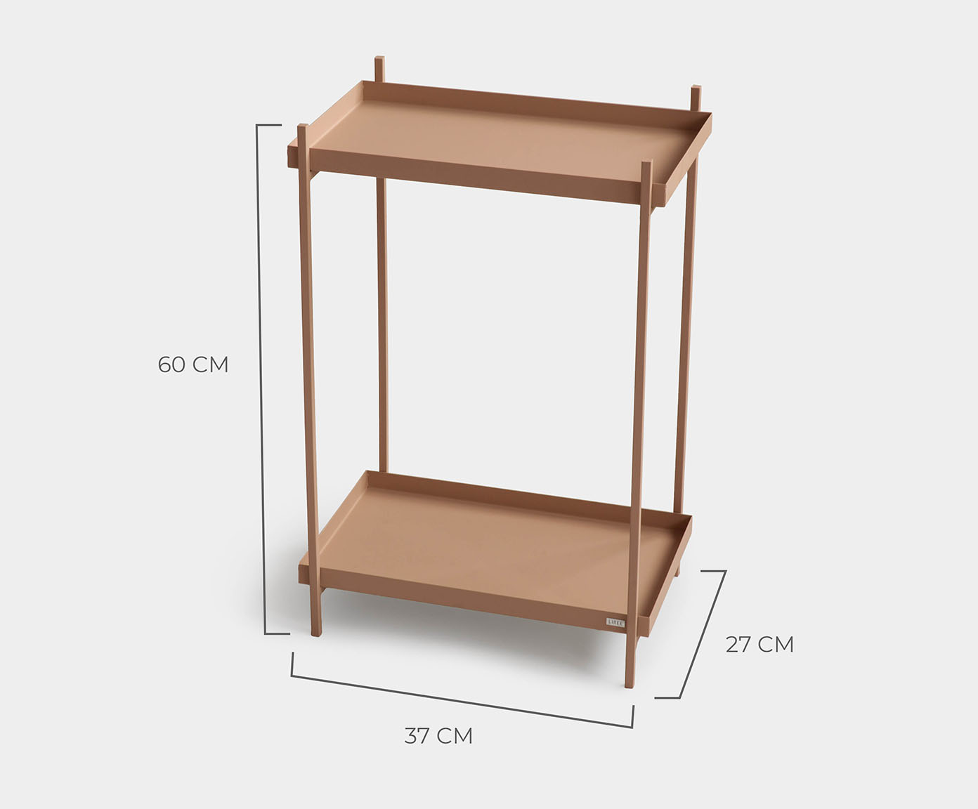 Mesa de Cabeceira Slim Wire Terracota - image 1