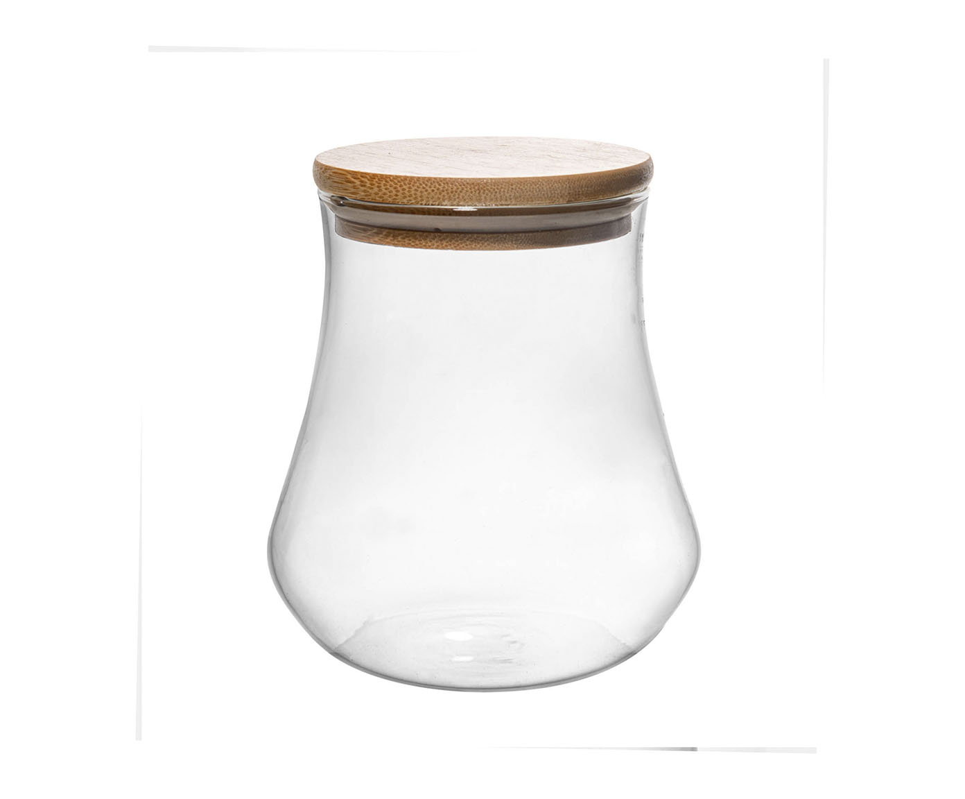 Porta Mantimento com Tampa de Bambu - image 1