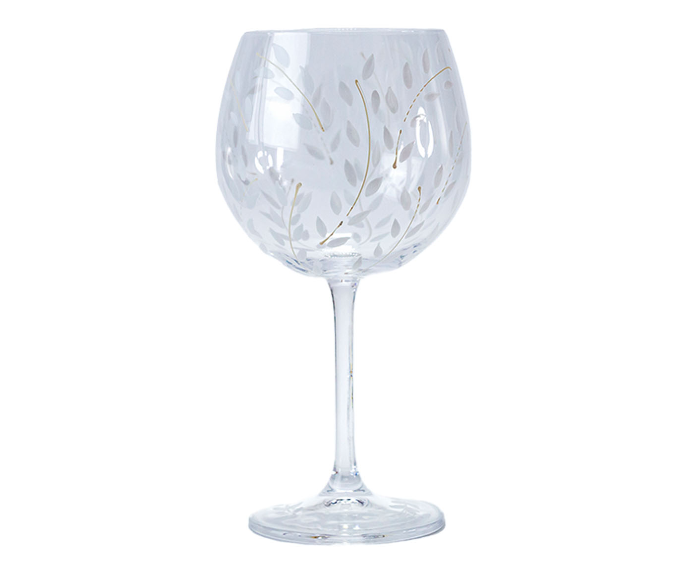 Ta&ccedil;a para Vinho Branco em Cristal Offwhite Leaves - image 0