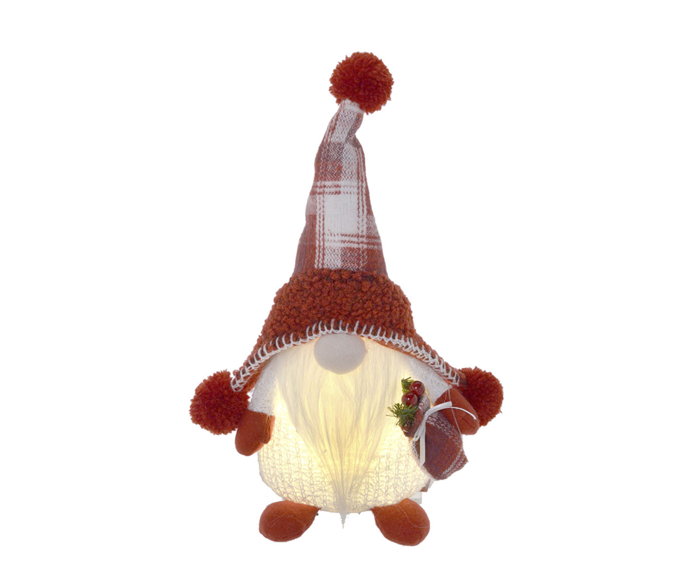 Gnomo Natalino com Luz Vermelho - image 0