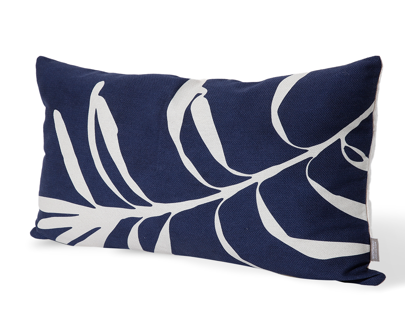Capa de Almofada Retangular Estampada Jane Azul Marinho image number 2