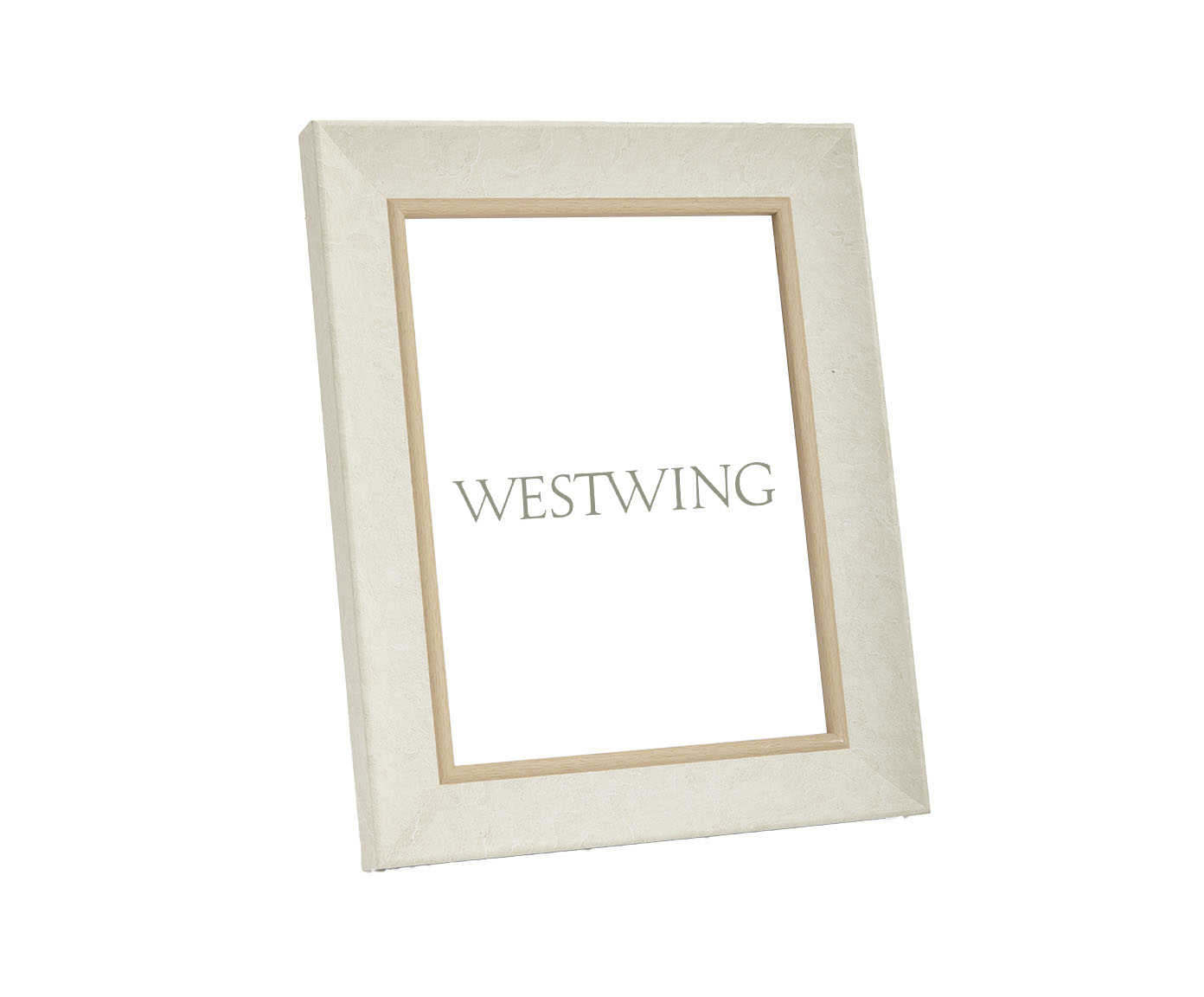 Porta-Retrato em Poliestireno Grande Abbott Off White - image 0