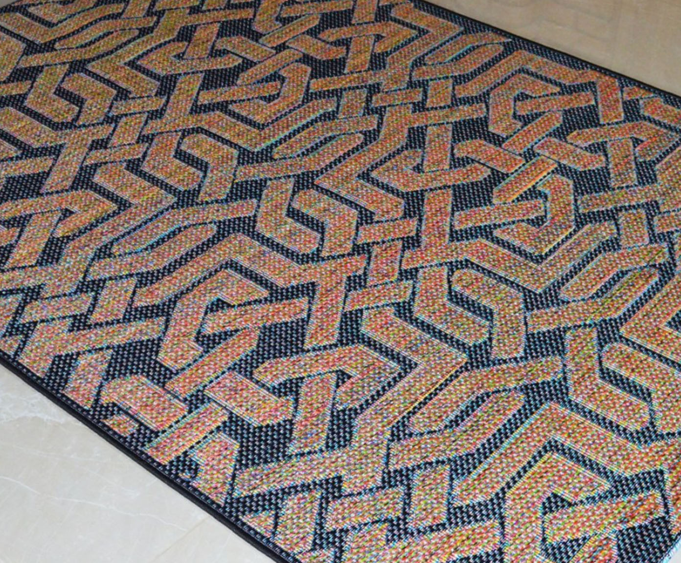 Tapete Pequeno em Sisal Unique Lisboa Discerning Preto image number 5