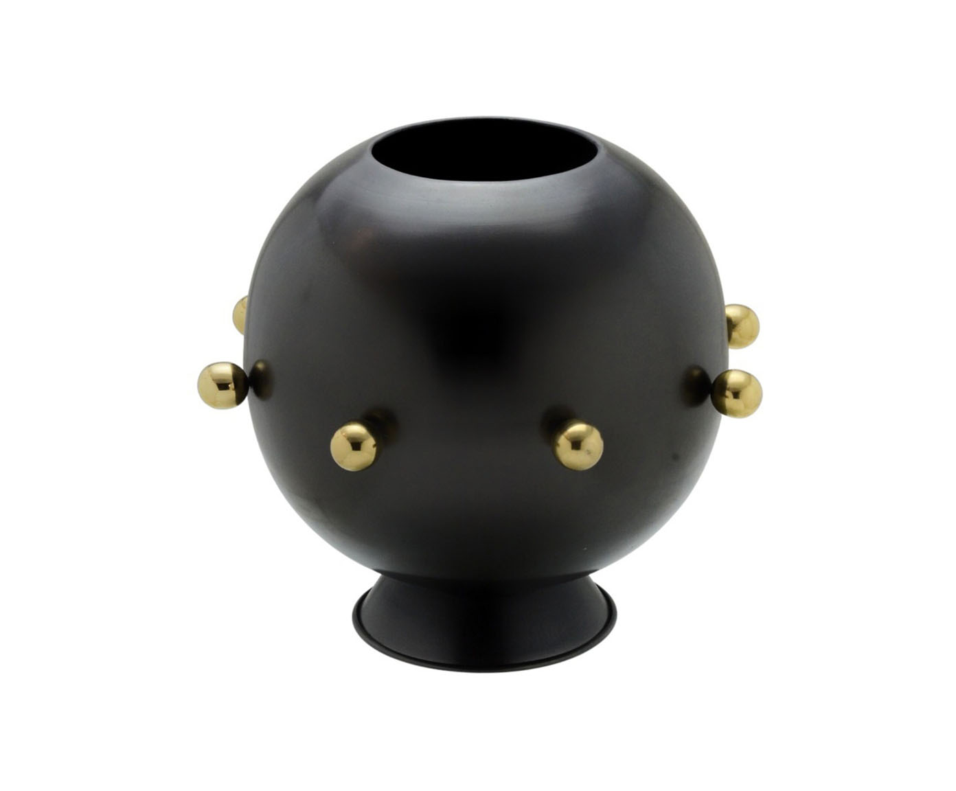 Vaso em Metal Eileen - Preto - image 0
