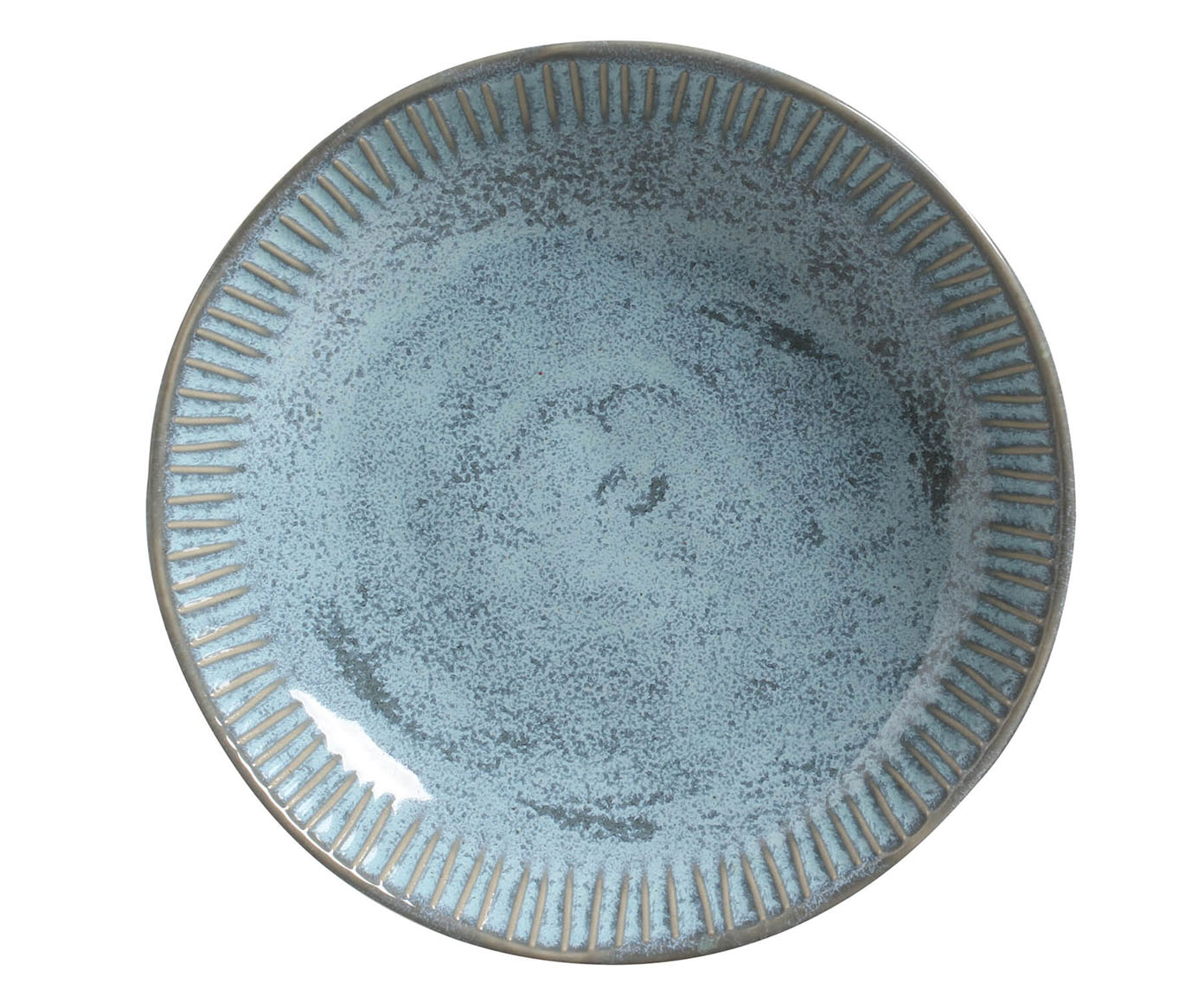 Jogo de Pratos Fundo Linhas Breeze Azul Claro - image 1